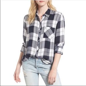 Rails Hunter Plaid Flannel Button Down Shirt